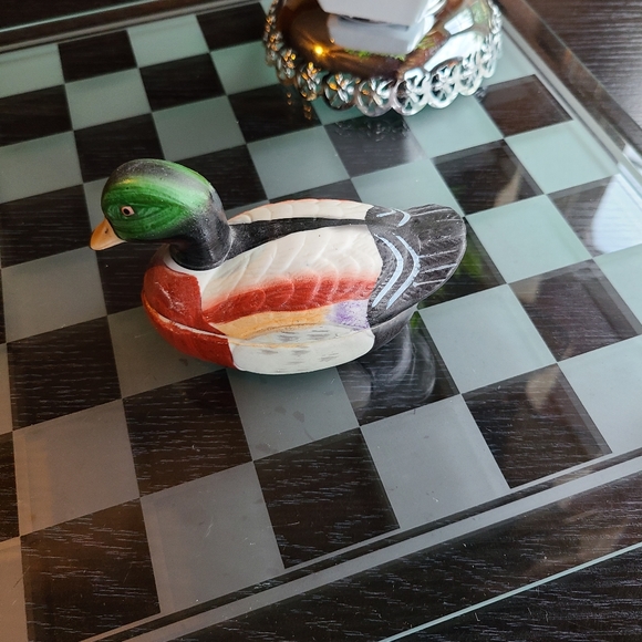 Duck Mallard Ceramic Figural Trinket Box - Picture 7 of 13